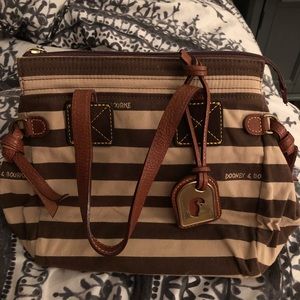 Dooney and Bourke Erica striped mini bag